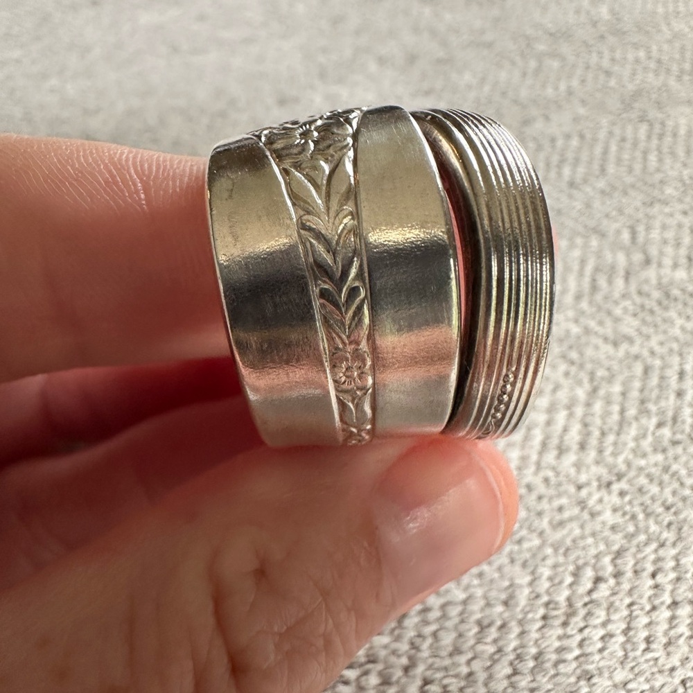 Spiral Spoon Ring - Picture 7 of 14